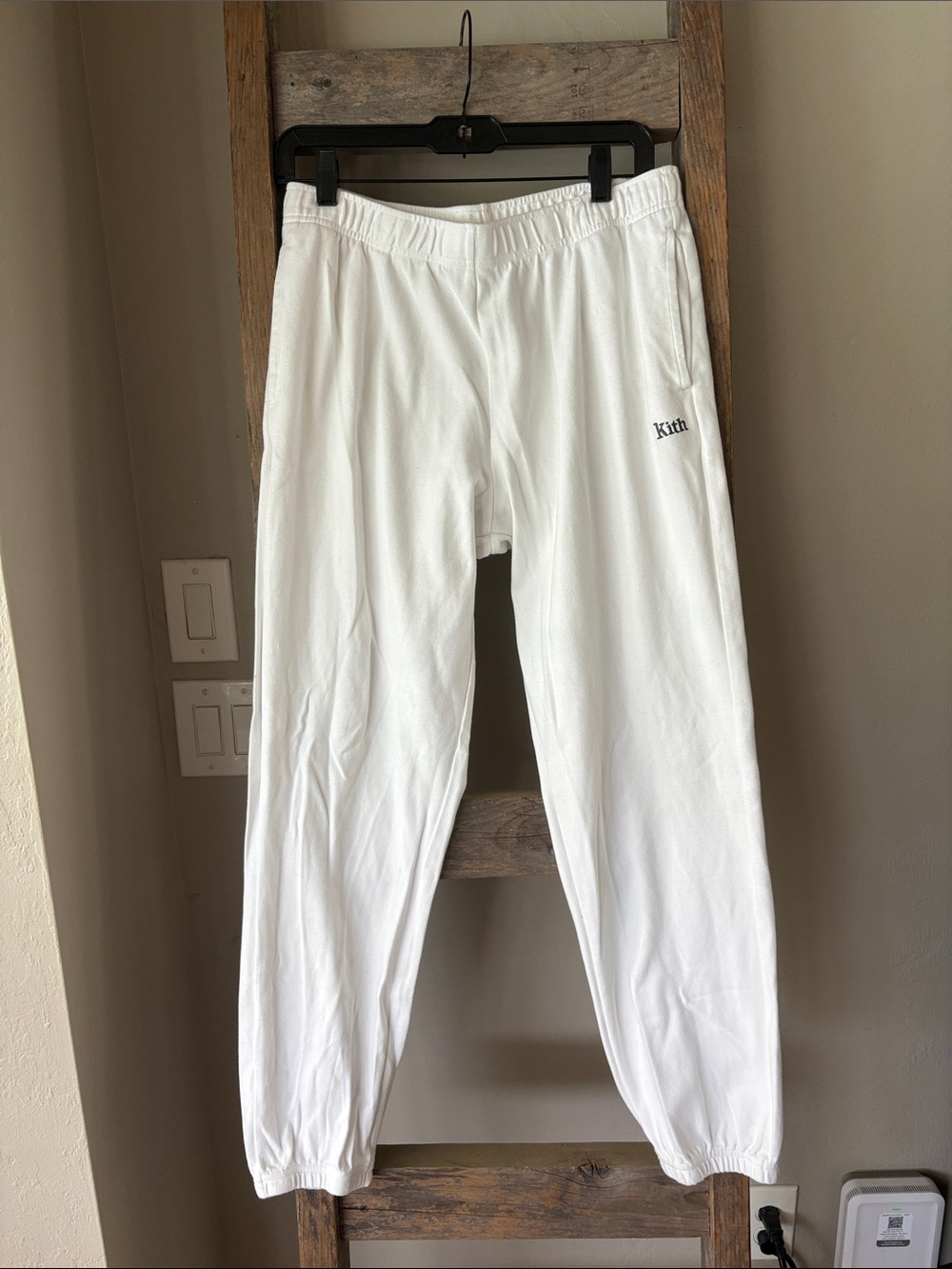 Kith Shain III Sweatpant - White Medium
